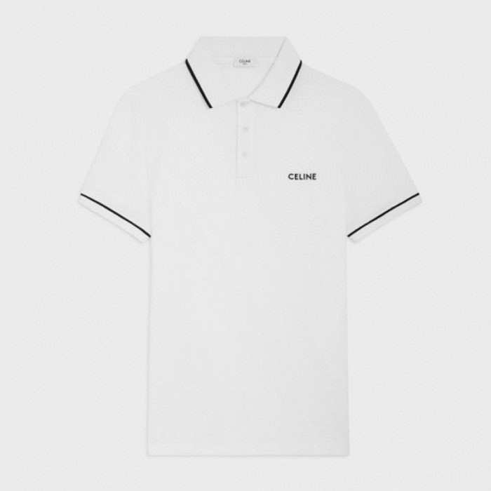 NIGO Celine Men's Summer Embroidered Logo Solid Color Short Sleeve Polo Shirt T-Shirt #nigo72561