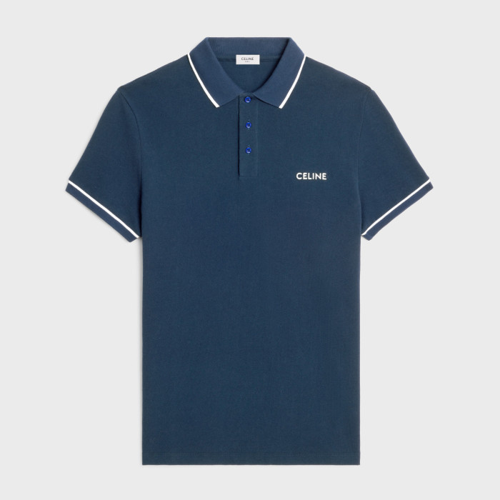 NIGO Celine Men's Summer Embroidered Logo Solid Color Short Sleeve Polo Shirt T-Shirt #nigo72561