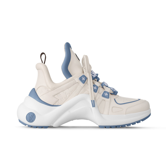 NIGO Louis Vuitton Archlight Women's Tech Mesh Fabric Leather Lace-Up Low Top Casual Sneakers Shoes #nigo72562