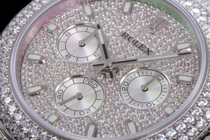 NIGO Rolex Men's 904 Steel Mechanical Watch with Stars and Diamonds #nigo72568