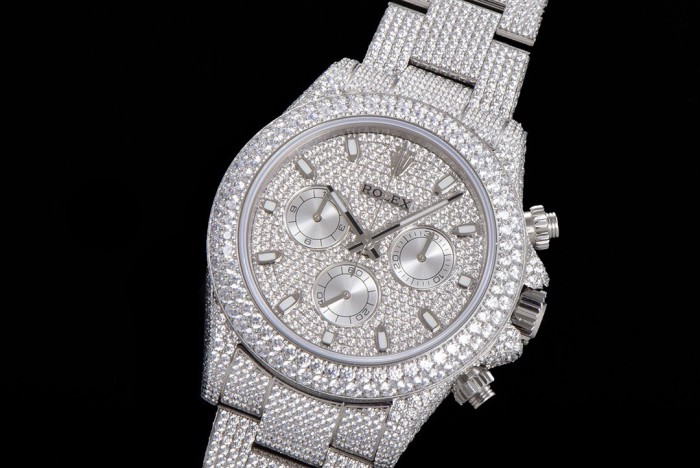 NIGO Rolex Men's 904 Steel Mechanical Watch with Stars and Diamonds #nigo72568