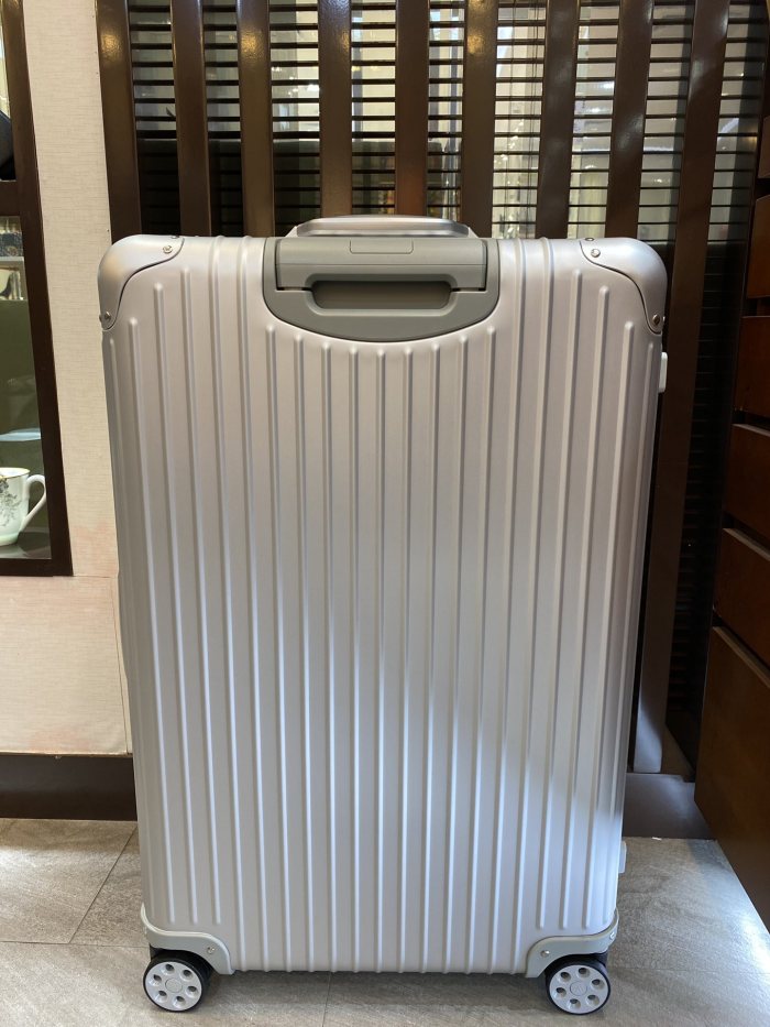 NIGO Rimowa Original All Aluminum Material Logo Fashion Casual Silver Metal Frame Luggage Box Boarding Travel Box #nigo71278