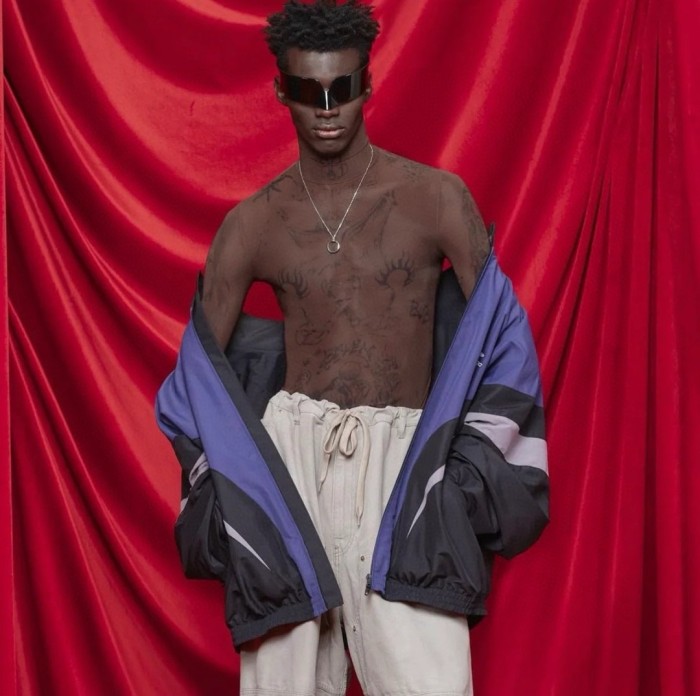 NIGO 3B Sports Icon Off Shoulder Balenciaga Men's and Women's Autumn and Winter Letter Logo Print Splicing Zip Loose Fit Long Sleeve Jacket #nigo72595