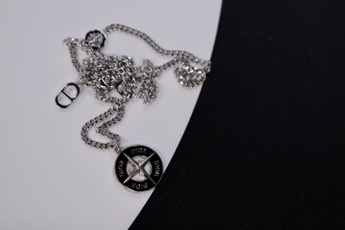 NIGO Dior AND STONE ISLAND Men's Silver Skeleton Pendant Necklace Jewelry #nigo72617