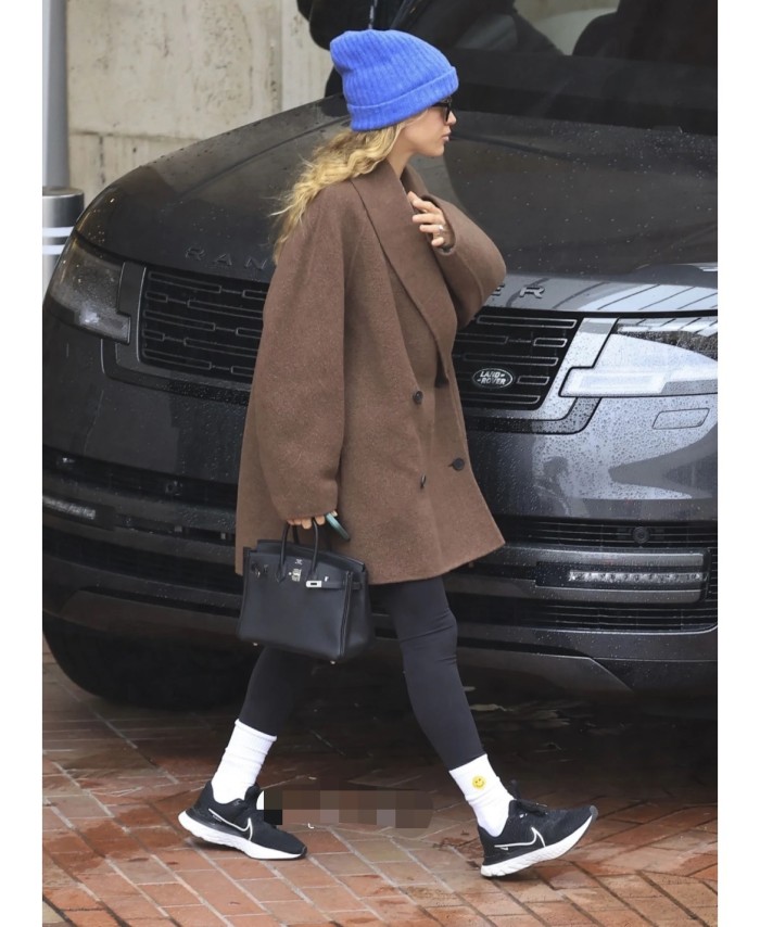 NIGO The Row Women's Spring And Autumn Solid Color Lapel Double Breasted Mid-Length Cashmere Wool Long Sleeve Fitted Jacket Coat Ngvp #nigo8858