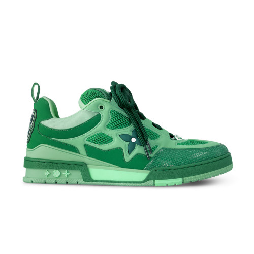 NIGO Louis Vuitton LV Skate Men's Logo Leather Low Cut Lace Up Board Shoes With Color Blocking Fashionable And Comfortable Casual Shoes #nigo72658