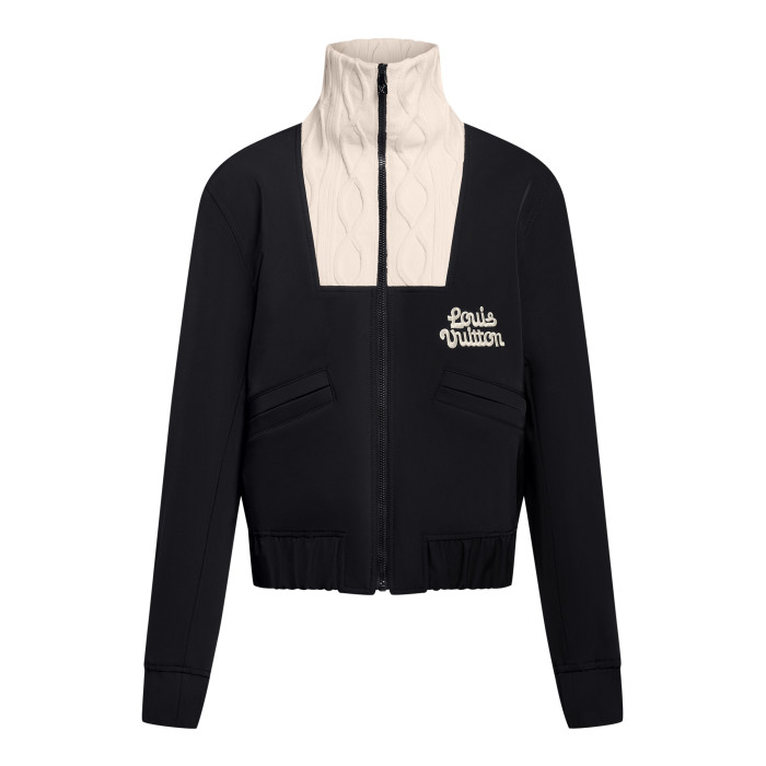 NIGO Louis Vuitton Men's Spring and Autumn Color Blocking Logo Embroidery High Collar Zipper Long Sleeve Jacket #nigo72669