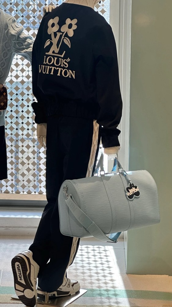 NIGO Louis Vuitton Men's Spring and Autumn Color Blocking Logo Embroidery High Collar Zipper Long Sleeve Jacket #nigo72669