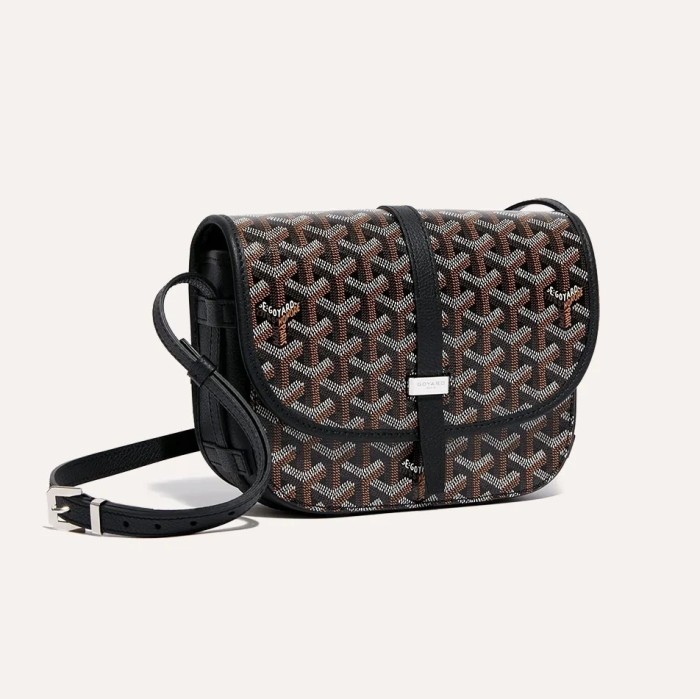 NIGO GOYARD Belvedere Bag Navy Blue Fashion Trend Logo Satchel Bag Simple Elegant Adjustable Shoulder Bags  #nigo71381