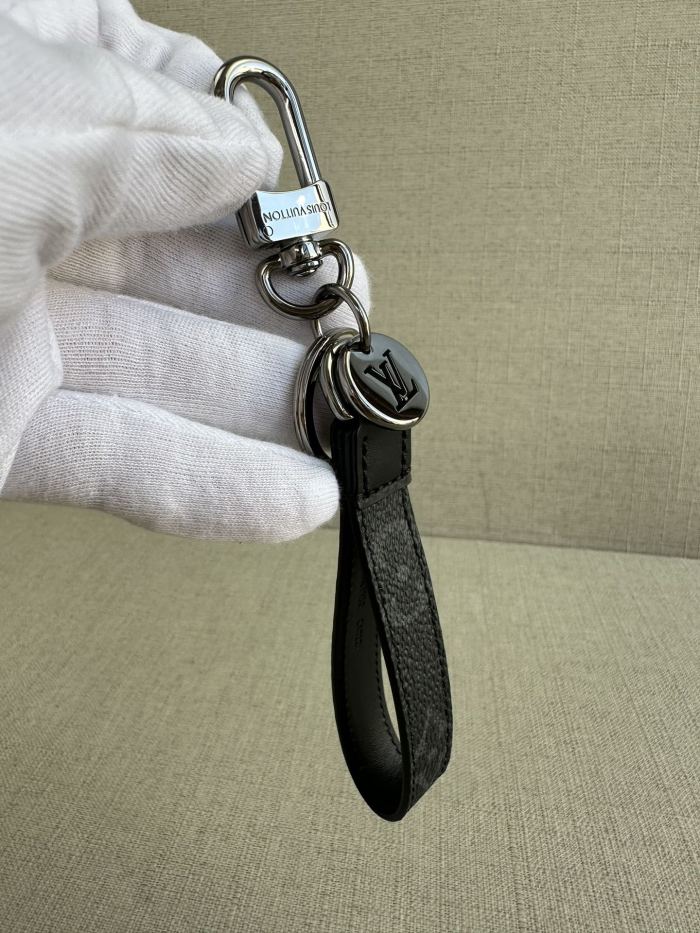 NIGO Louis Vuitton Women's Monogram Eclipse Dragonne Leather Bag With Keychain #nigo72692
