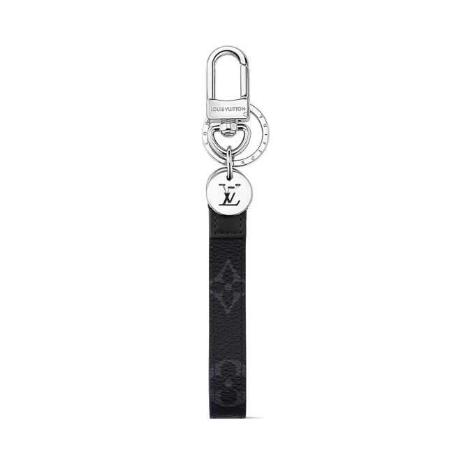NIGO Louis Vuitton Women's Monogram Eclipse Dragonne Leather Bag With Keychain #nigo72692