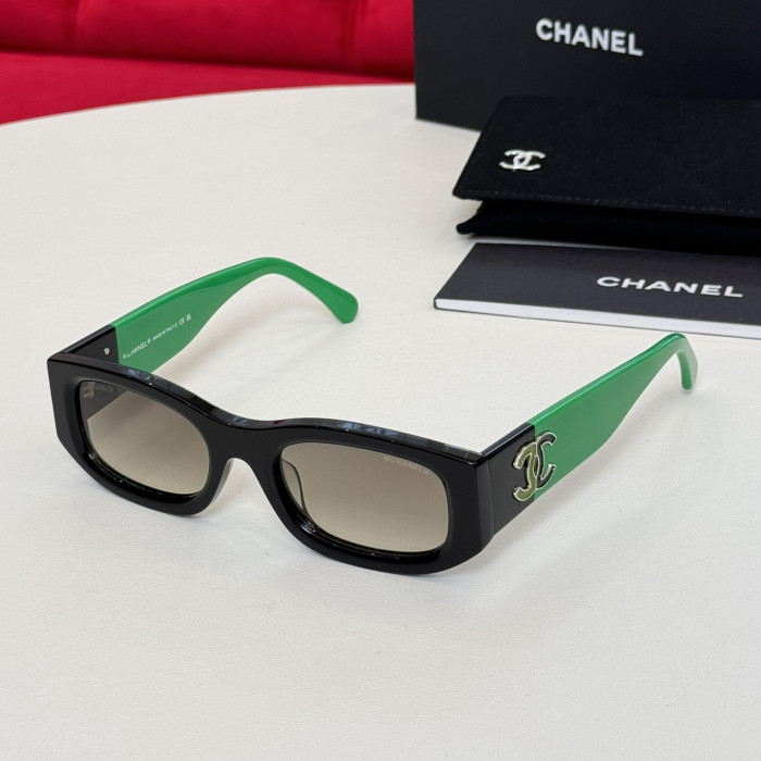 NIGO Chanel Women's Colorblock Logo Logo Irregular Sunglasses Eyeglasses Glasses #nigo72757