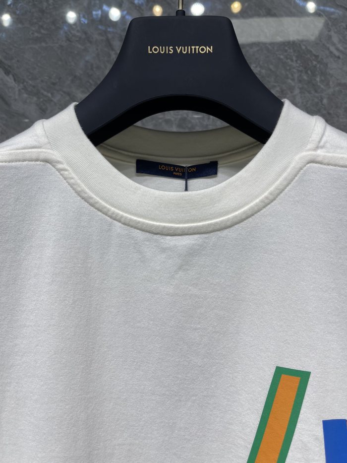 Louis Vuitton Letter Short Sleeve T-Shirt #nigo3629