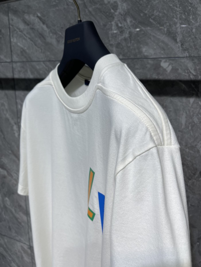 Louis Vuitton Letter Short Sleeve T-Shirt #nigo3629