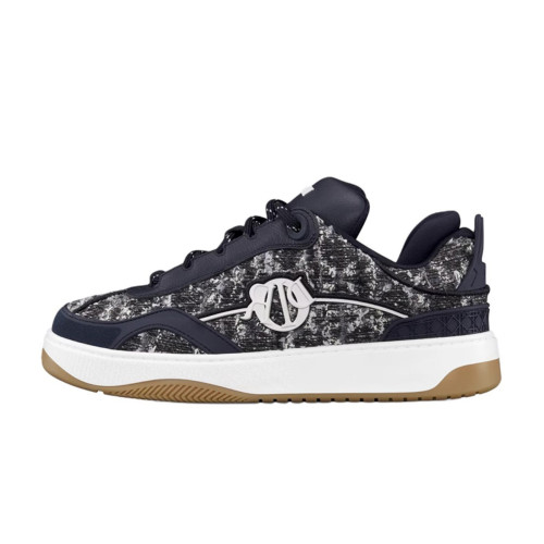 NIGO Dior B9S Men's Mesh Fabric Round Toe Thick Sole Lace Up Low Top Leather Casual Board Shoes #nigo72786