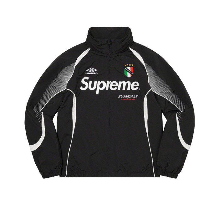 NIGO Supreme x Umbro Men's Women's Spring & Autumn Solid Color Zipper Loose Waterproof Nylon Hooded Long Sleeve Track Jacket #nigo71417