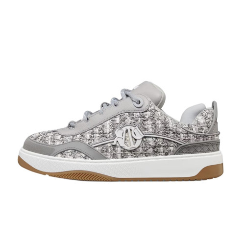 NIGO Dior B9S Men's Mesh Fabric Round Toe Thick Sole Lace Up Low Top Leather Casual Board Shoes #nigo72786