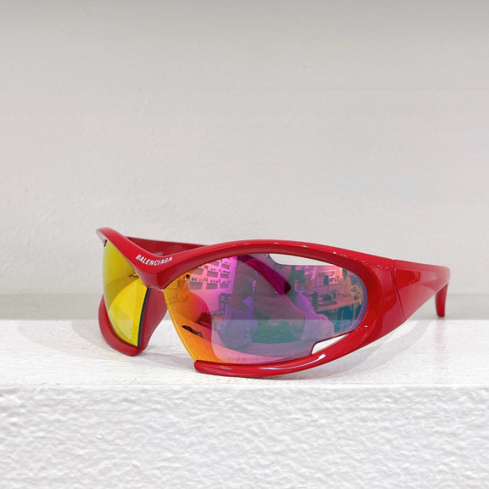 NIGO Balenciaga Dynamo Rectangle Men's Solid Color Irregular Shape Nylon Sunglasses Eyeglasses Glasses #nigo72793