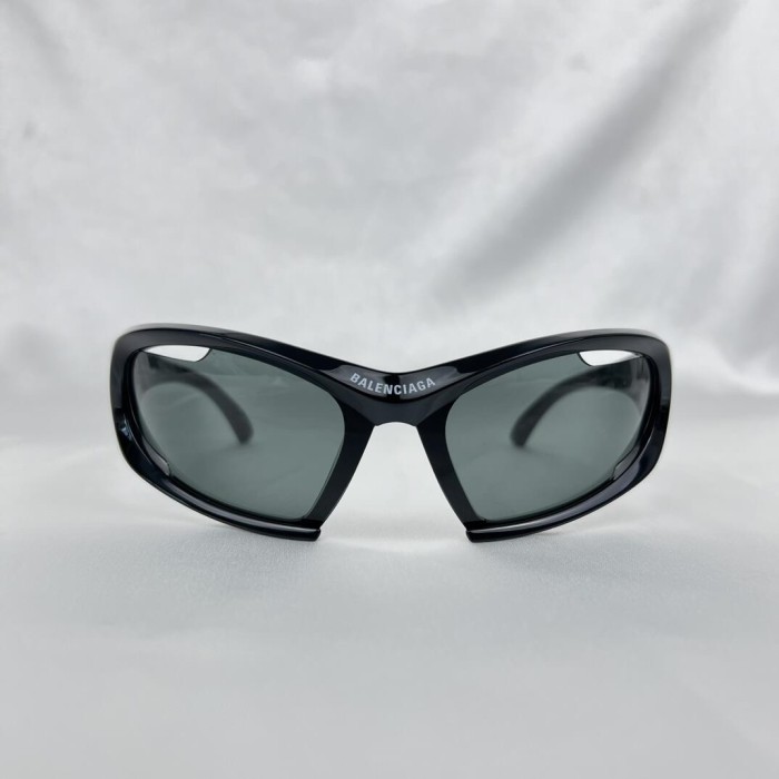 NIGO Balenciaga Dynamo Rectangle Men's Solid Color Irregular Shape Nylon Sunglasses Eyeglasses Glasses #nigo72793