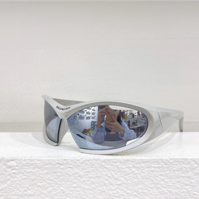 NIGO Balenciaga Dynamo Rectangle Men's Solid Color Irregular Shape Nylon Sunglasses Eyeglasses Glasses #nigo72793