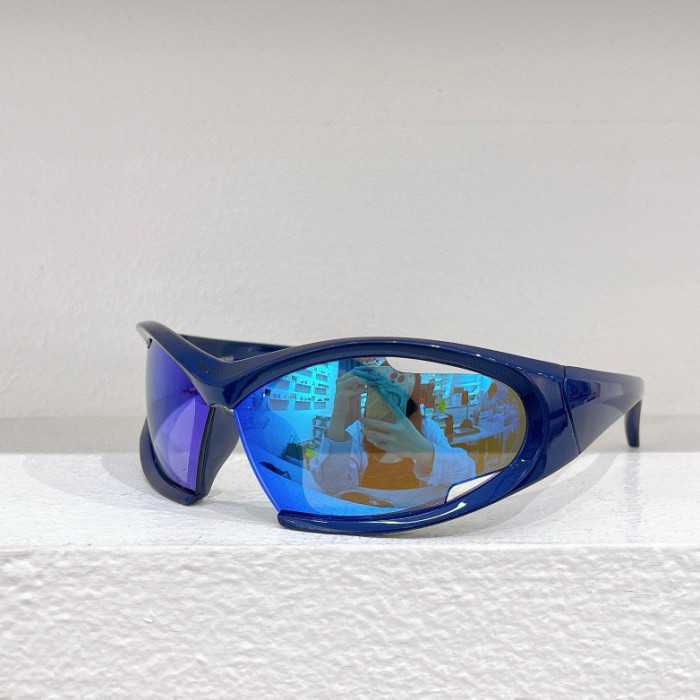 NIGO Balenciaga Dynamo Rectangle Men's Solid Color Irregular Shape Nylon Sunglasses Eyeglasses Glasses #nigo72793