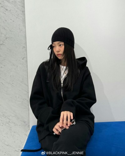 NIGO Chanel Women's Fall/Winter Black Floppy Knit Hat Cap #nigo72794