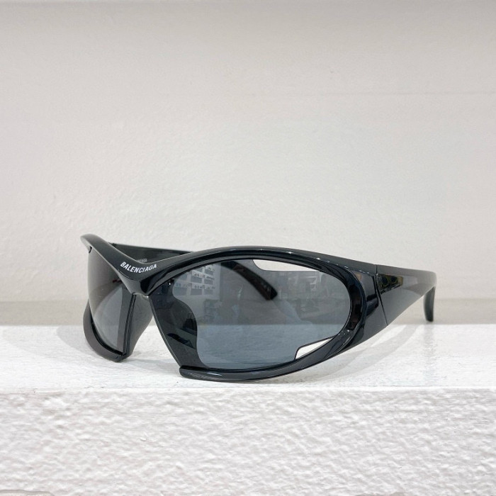 NIGO Balenciaga Dynamo Rectangle Men's Solid Color Irregular Shape Nylon Sunglasses Eyeglasses Glasses #nigo72793
