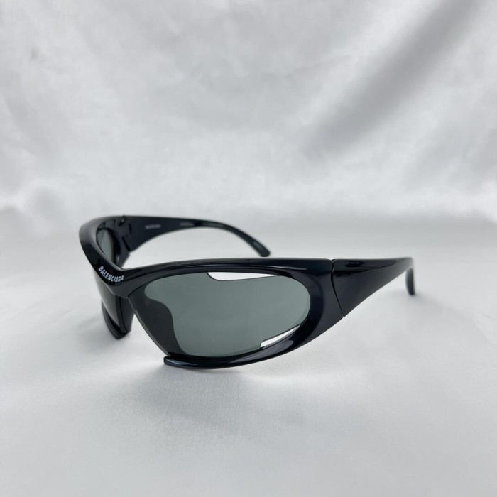 NIGO Balenciaga Dynamo Rectangle Men's Solid Color Irregular Shape Nylon Sunglasses Eyeglasses Glasses #nigo72793