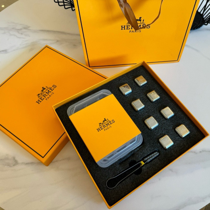 NIGO Hermes Stainless Steel Ice Cube Ice Wine Stone Set #nigo72814