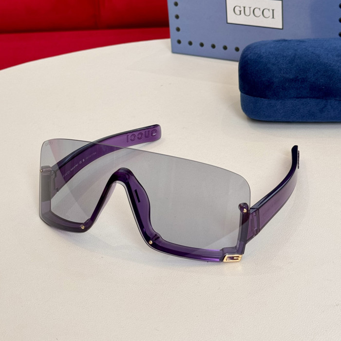 NIGO Gucci Women's Solid Color Irregular Shape Sunglasses Eyeglasses Glasses #nigo72816