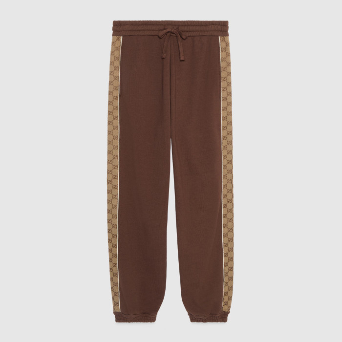 NIGO Gucci Men's Fall And Winter Logo Print Splicing Casual Cotton Round Neck Long Sleeved Sweater Drawstring Tie Drawstring Knit Sweatpants Pants Suit Set #nigo72831