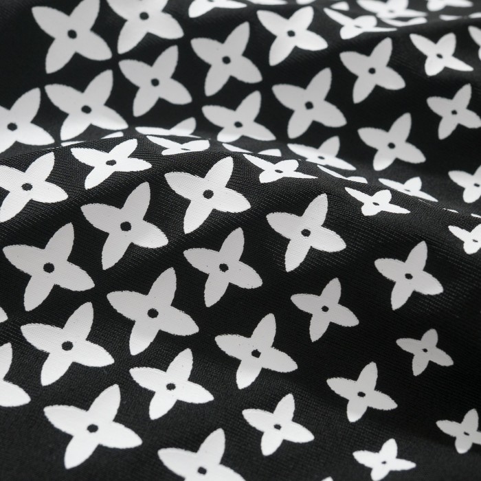 NIGO Louis Vuitton Men's Summer Black Letter Logo Round Neck Slim Short Sleeve T-Shirt #nigo72838
