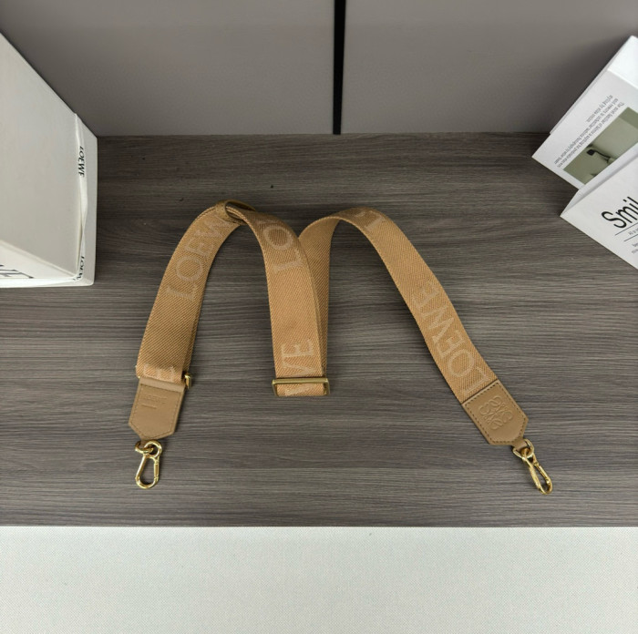 NIGO Loewe Men Women Fashion Detachable Long Shoulder Strap LOEWE Embroidery Solid Color Webbing Accessories #nigo71438
