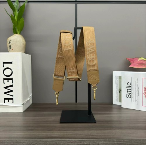 NIGO Loewe Men Women Fashion Detachable Long Shoulder Strap LOEWE Embroidery Solid Color Webbing Accessories #nigo71438