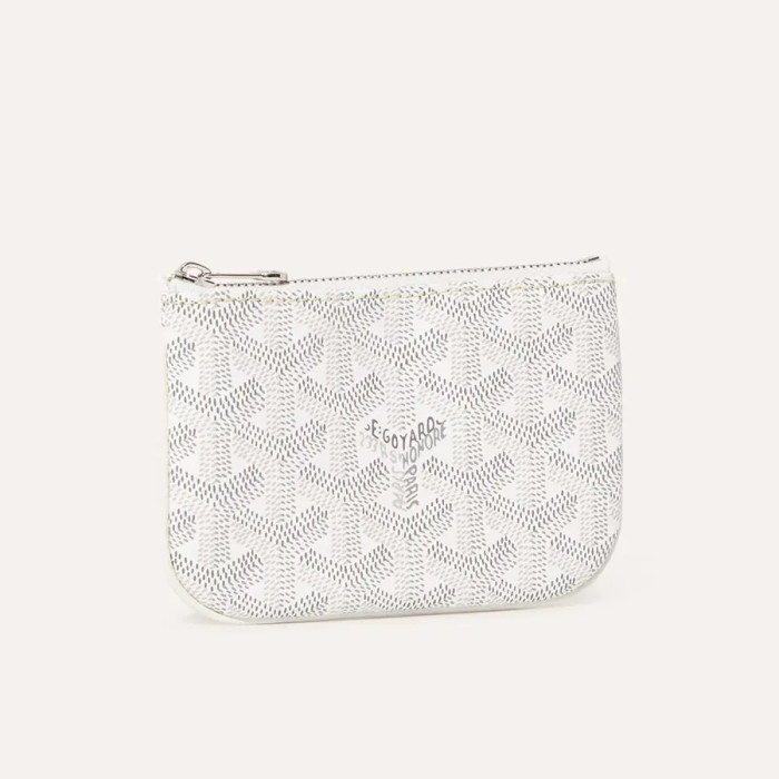 NIGO GOYARD Men's and Women's Old Flower Satisfaction Zipper Closure Canvas Puzzle Calfskin Keychain Wallet Bag Bags #nigo72836