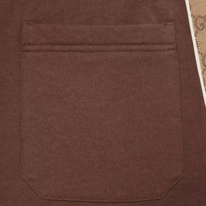 NIGO Gucci Men's Fall And Winter Logo Print Splicing Casual Cotton Round Neck Long Sleeved Sweater Drawstring Tie Drawstring Knit Sweatpants Pants Suit Set #nigo72831