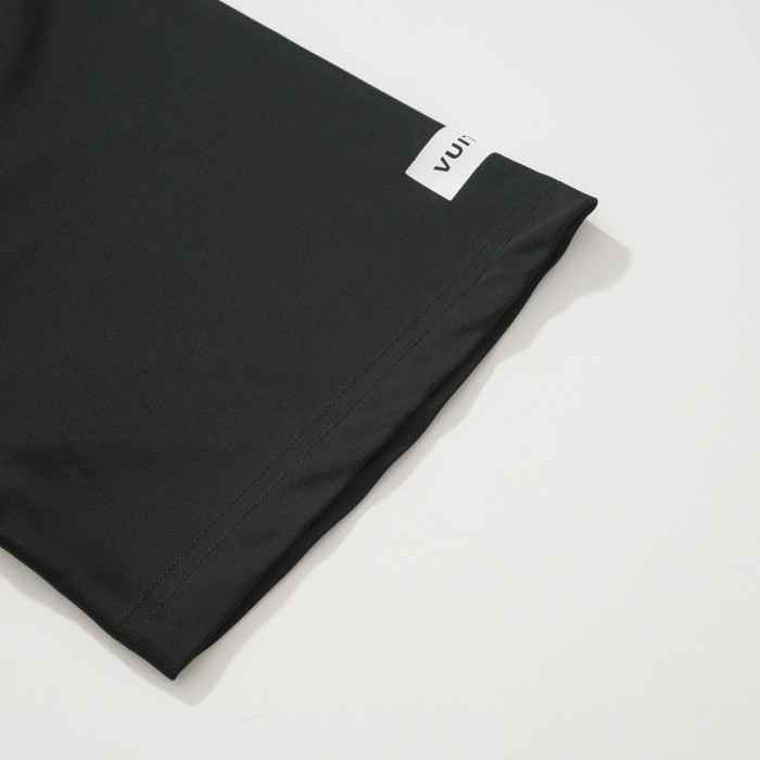 NIGO Louis Vuitton Men's Summer Black Letter Logo Round Neck Slim Short Sleeve T-Shirt #nigo72838