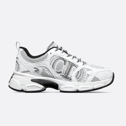 NIGO Dior Chrono Men's and Women's Colorblock Round Toe Mesh Fabric Lace-Up Sneakers Shoes #nigo72876