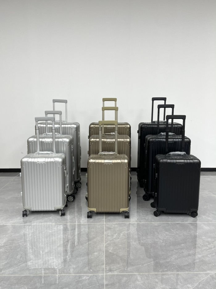 NIGO Rimowa Aluminum-magnesium Alloy Material Fashion Original Series Casual Solid Color Metal Frame Luggage Boarding Travel Trolley Box Ngvp #nigo9181