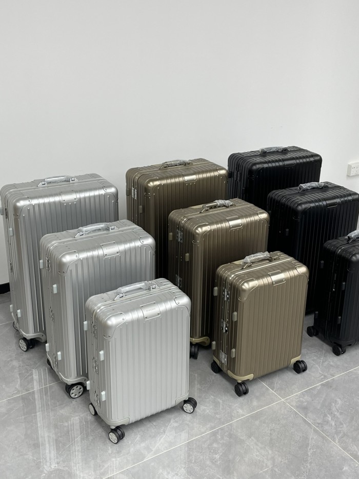 NIGO Rimowa Aluminum-magnesium Alloy Material Fashion Original Series Casual Solid Color Metal Frame Luggage Boarding Travel Trolley Box Ngvp #nigo9181
