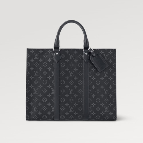 NIGO Louis Vuitton Men's SAC PLAT 24Hlogo Printed Leather Shoulder Handbag Solid Color Casual Briefcase Bags #nigo71464