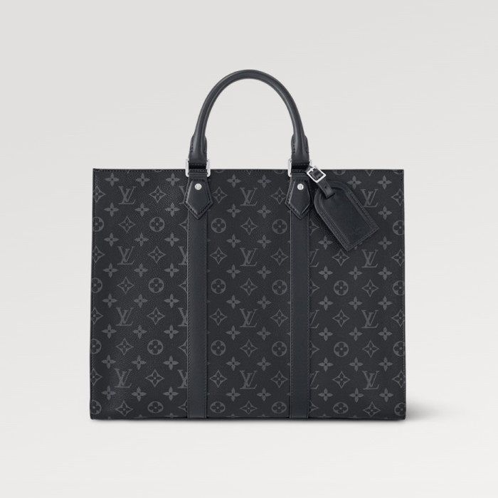NIGO Louis Vuitton Men's SAC PLAT 24Hlogo Printed Leather Shoulder Handbag Solid Color Casual Briefcase Bags #nigo71464