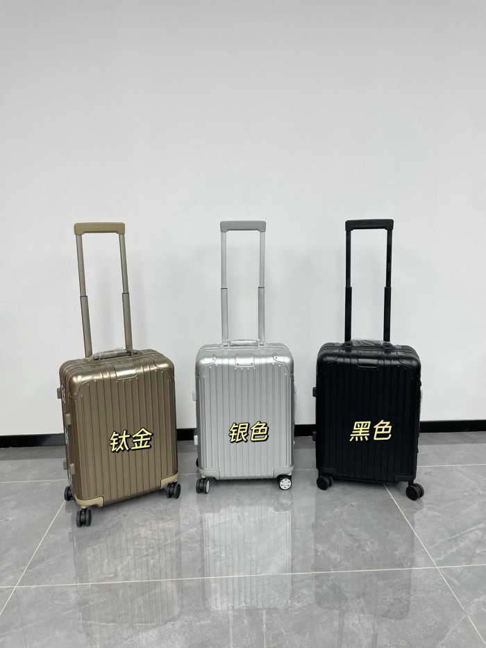 NIGO Rimowa Aluminum-magnesium Alloy Material Fashion Original Series Casual Solid Color Metal Frame Luggage Boarding Travel Trolley Box Ngvp #nigo9181