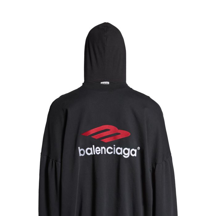 NIGO Balenciaga Men's Spring And Autumn TAPE TYPE DOUBLE FRONT Long Sleeve Loose Round Neck Solid Color Sweatshirt #nigo71472