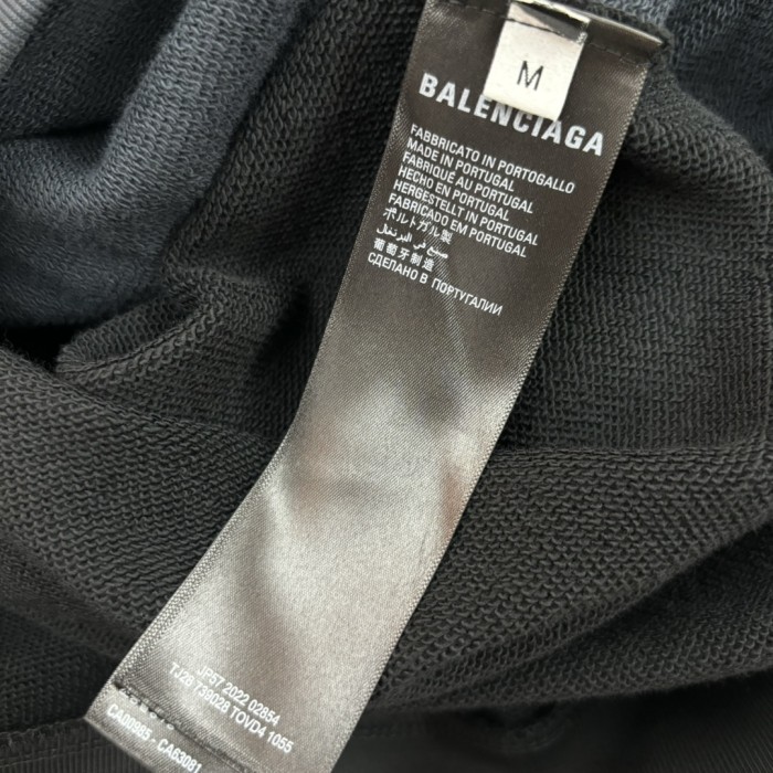 NIGO Balenciaga Men's Spring And Autumn TAPE TYPE DOUBLE FRONT Long Sleeve Loose Round Neck Solid Color Sweatshirt #nigo71472