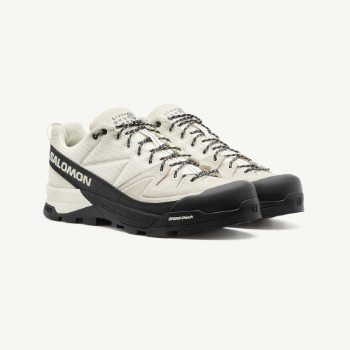 NIGO MM6 Maison Margiela x Salomon X-ALP Men's Women's Cowhide Mesh Fashion Casual Sneakers Couple Model Black And White Colorblocking Shoes  #nigo71556