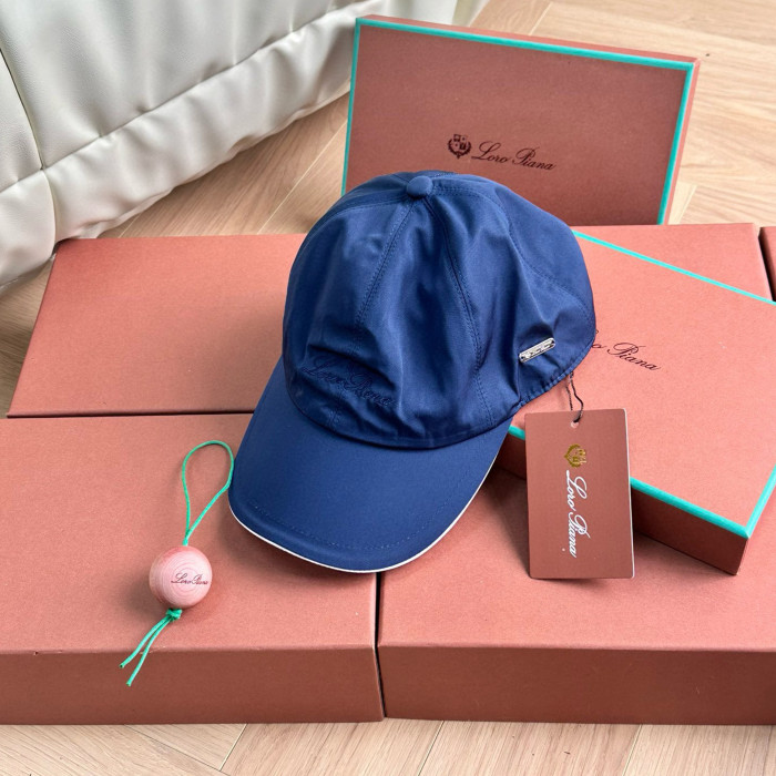 NIGO Loro Piana Men's Solid Color Letter Logo Embroidery Cotton Couple Style Duck Cap Hats #nigo71494