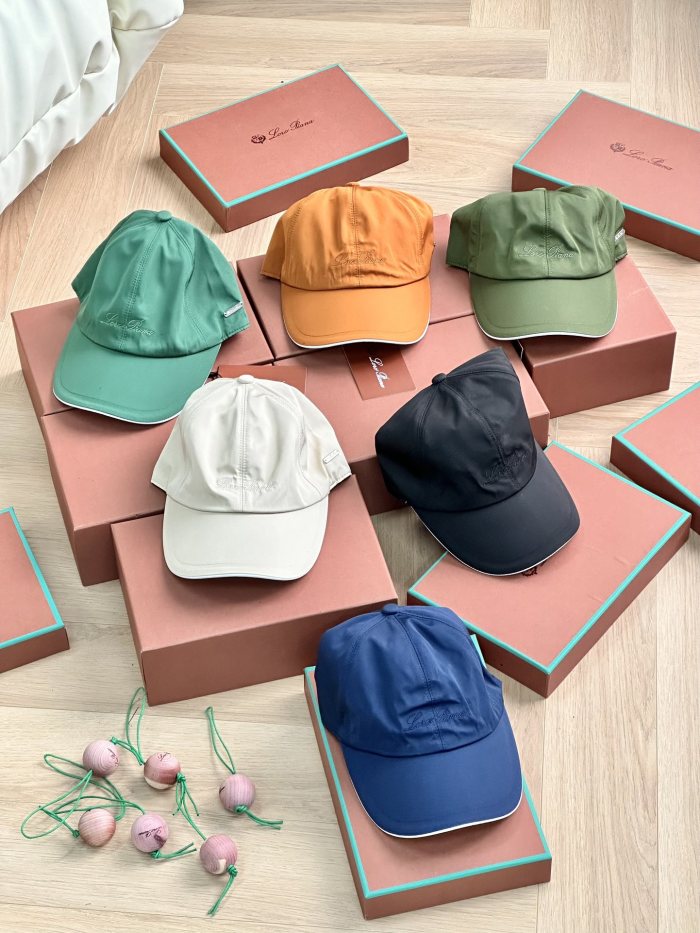 NIGO Loro Piana Men's Solid Color Letter Logo Embroidery Cotton Couple Style Duck Cap Hats #nigo71494