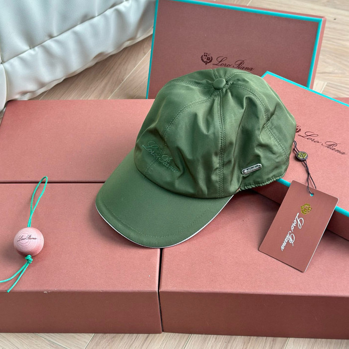 NIGO Loro Piana Men's Solid Color Letter Logo Embroidery Cotton Couple Style Duck Cap Hats #nigo71494