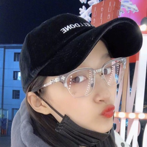 NIGO Chrome Hearts Men's Women's Solid Color Mirror Arm Carved Decoration Casual Fashion Square Glasses #nigo71511